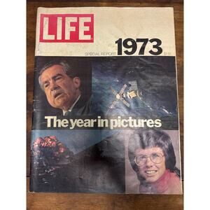 LIFE Special Report Vintage Magazine 1973 The Year In Pictures Collectible